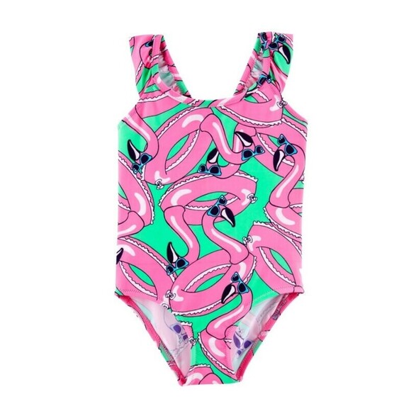 OshKosh B’gosh Other - Baby Girl Size 18M OshKosh B gosh Flamingo One-Piece Swimsuit Beach Pool Fun